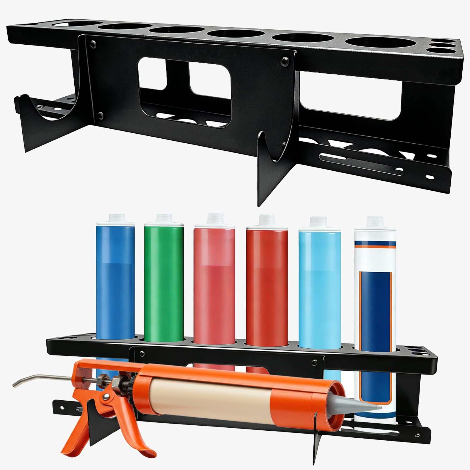 Support de rangement pour tube en silicone pour un garage ordonné