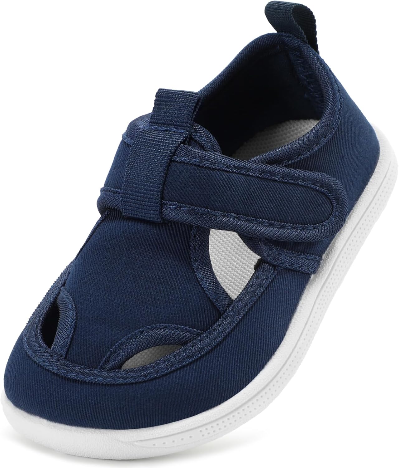 Toddler Wide Toe Box Water Shoes: Boys Girls Zero Drop Beach Sandals Summer Kids Barefoot Swim Pool Shoe