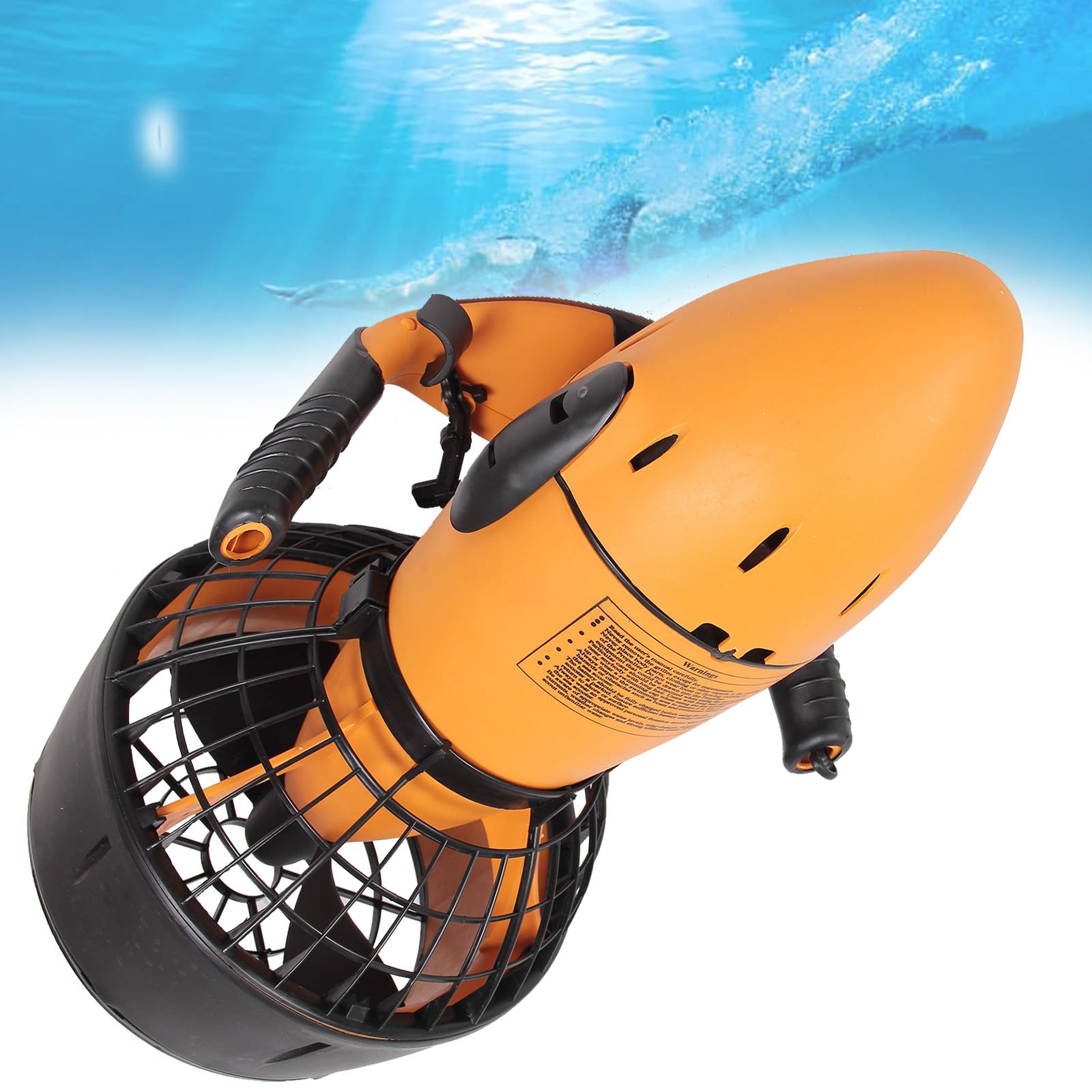 Scooter Submarino de 300 W, Impulsores de Natación para Buceo, Refuerzo de Scooter Submarino para Deportes Acuáticos, Piscina, Buceo, Esnórquel y Aventuras en el mar,1battery