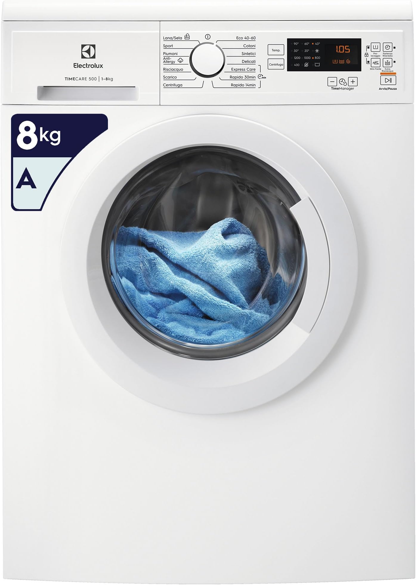 BEKO Bmwu3721 lavatrice energyspin 7kg slim, classe a, 1200 giri
