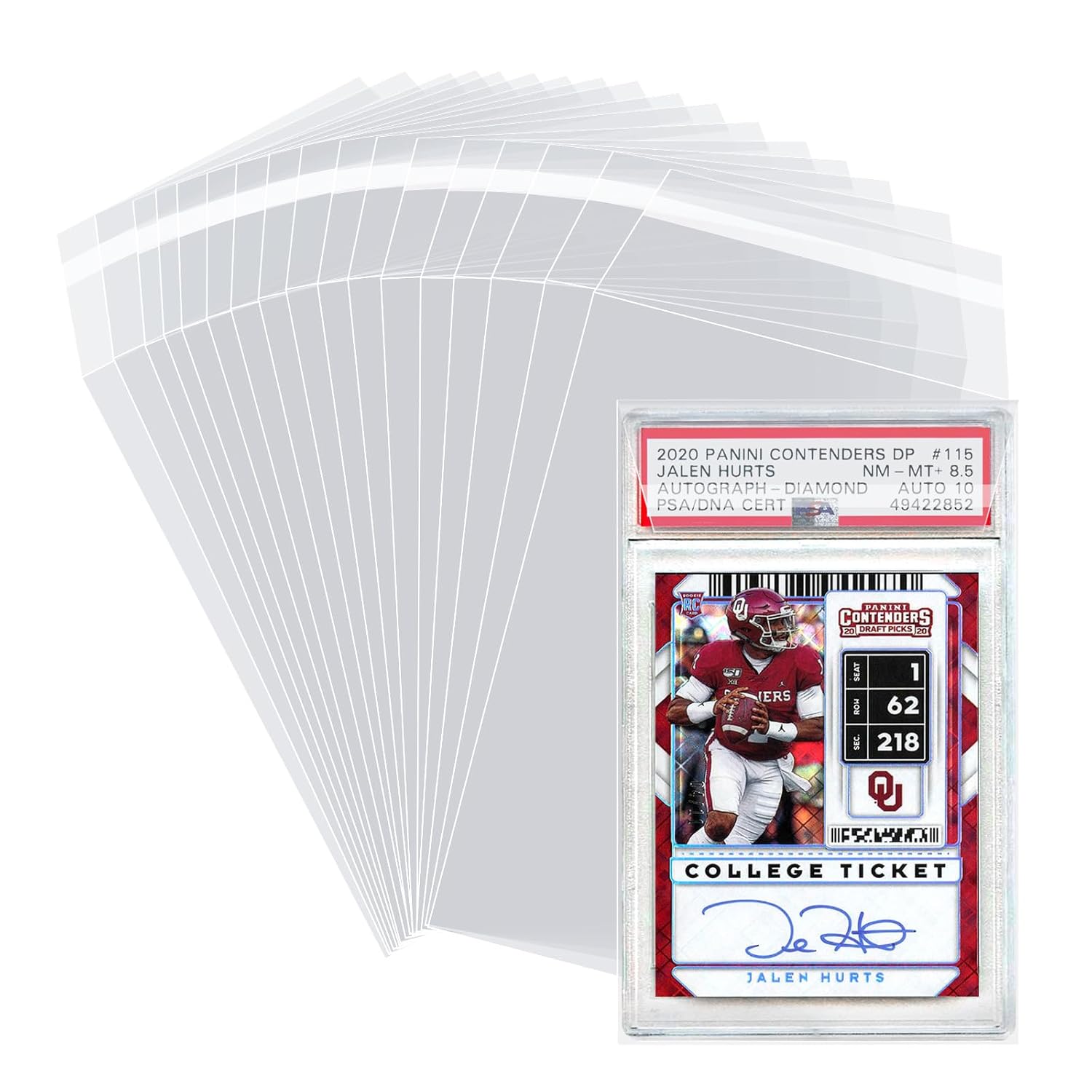 Sleeves for PSA Graded Slabs Ultra Protection for The Graded Card for Pro Collector 100Pack