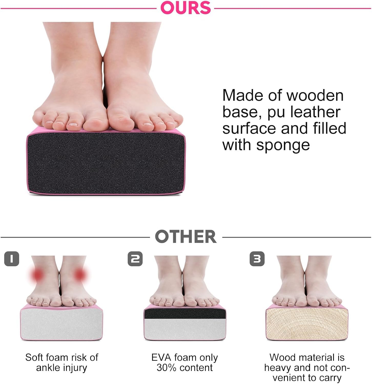 Poutre d'équilibre de Gymnastique, Barre de Gymnastique Pliable 2,1 m/220 LB en Similicuir Pliable pour entraînement à Domicile