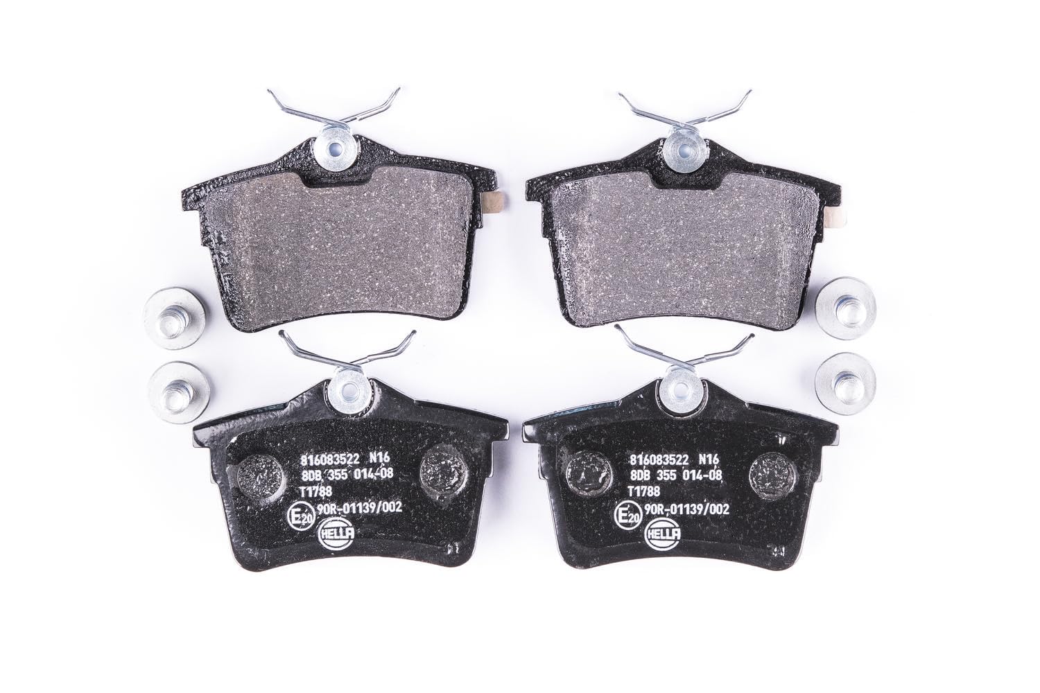 Brake pads 8DB 355 014-081 HELLA for CITROËN PEUGEOT