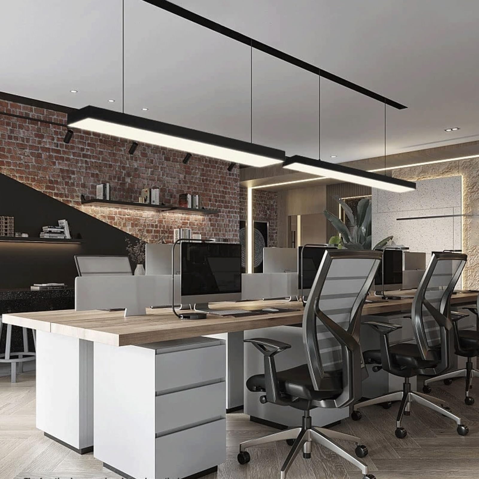 Dario rettanare Lungo a Sospensione, Tavolo da Biliardo, Dario lineare Minimalista a LED, da a Sospensione per Sala da Biliardo, Sala da Pranzo, Ufficio, Palestra, Negozio, da