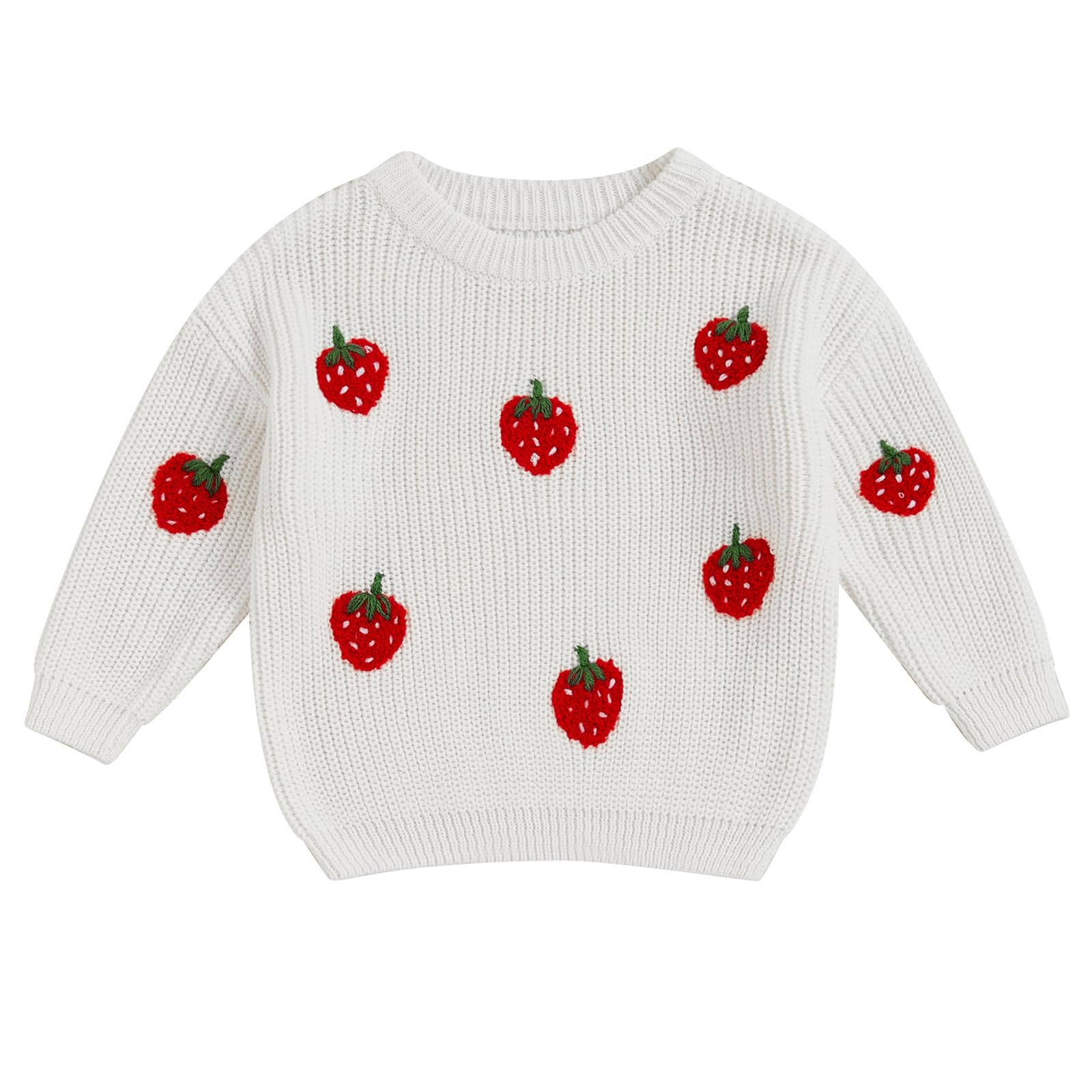 LSFYSZD Toddler Baby Girls Boys Halloween Pumpkin Sweaters Long Sleeve Crew Neck Winter Warm Knitwear Pullover Jumpers Top — view 191
