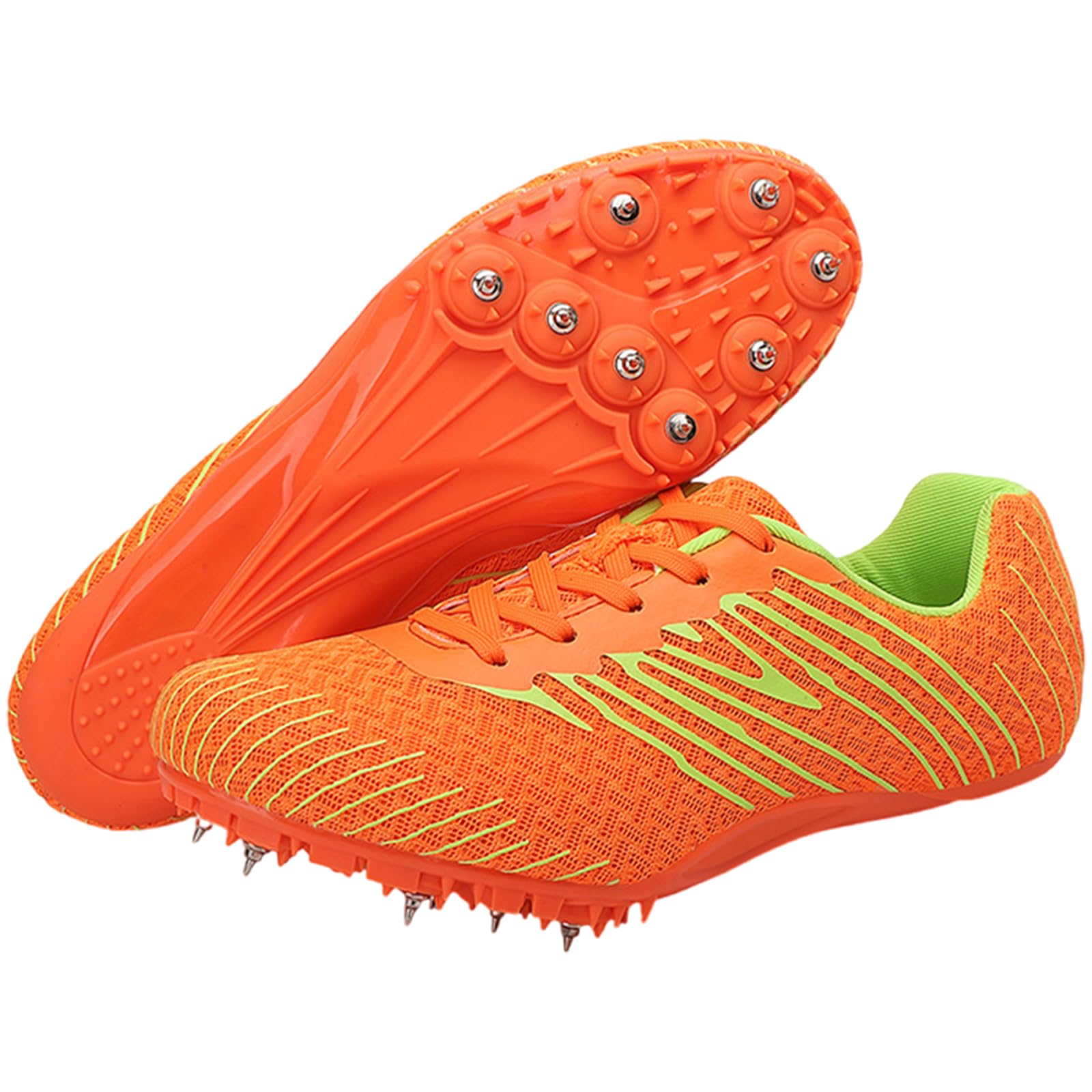 Spikes De Running,Chaussures De Course à Pointes,Pointes D'AthléTisme Unisexes,avec Pointes Et Sprint,RespirantesléGèRes Et Durables,pour Adolescents Crampons Professionnel Spike Chaussure