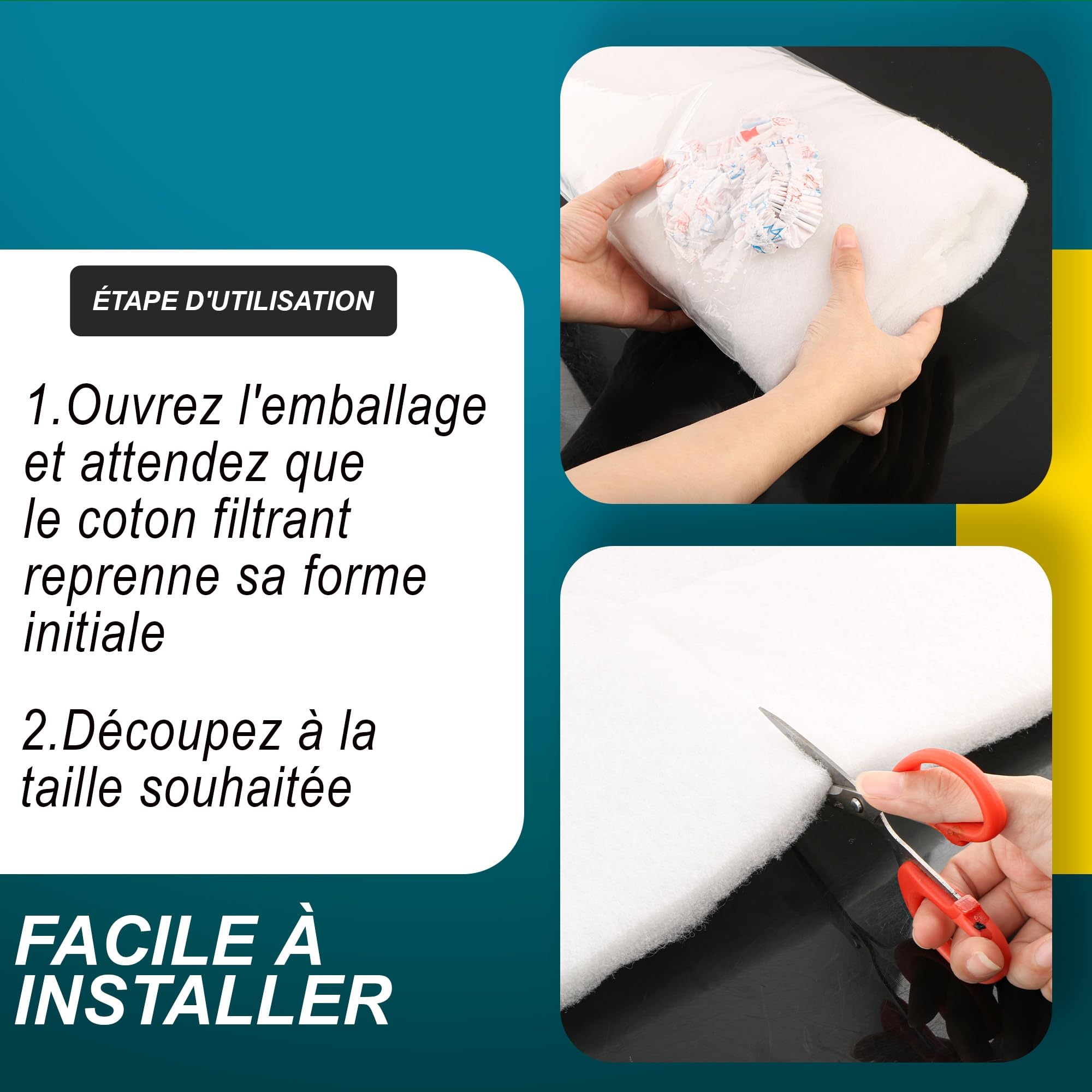 50 x 60cm Filtre Grille de Reprise Gainable,Filtre Lavable Grille de Reprise Gainable,Filtre Reprise Air Gainable,pour Industriel à Poussière