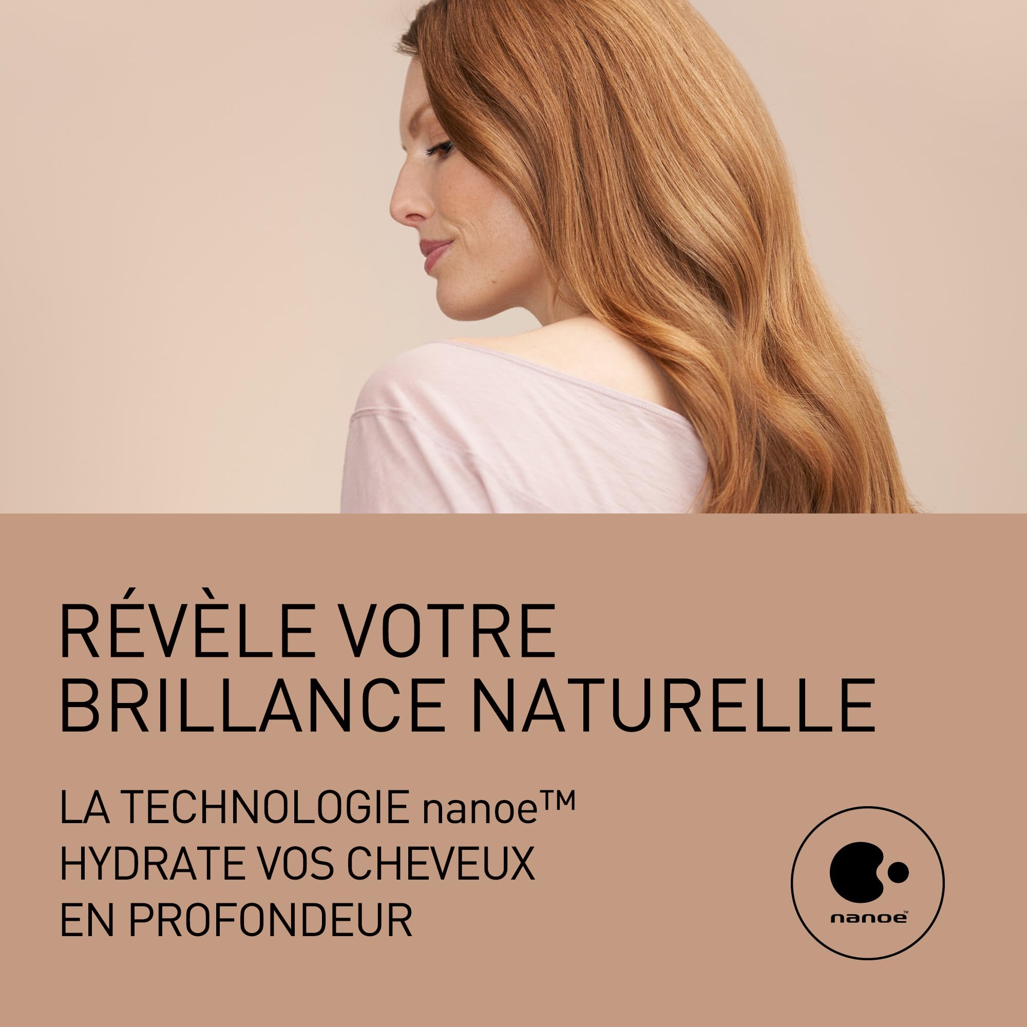 Panasonic - Personalcare EH-NA63CN825 | Sèche-cheveux, Technologie Nanoe, Soin du cheveu, 3 vitesses, 4 températures, 2 accessoires, Touche Air Froid, Noir et or