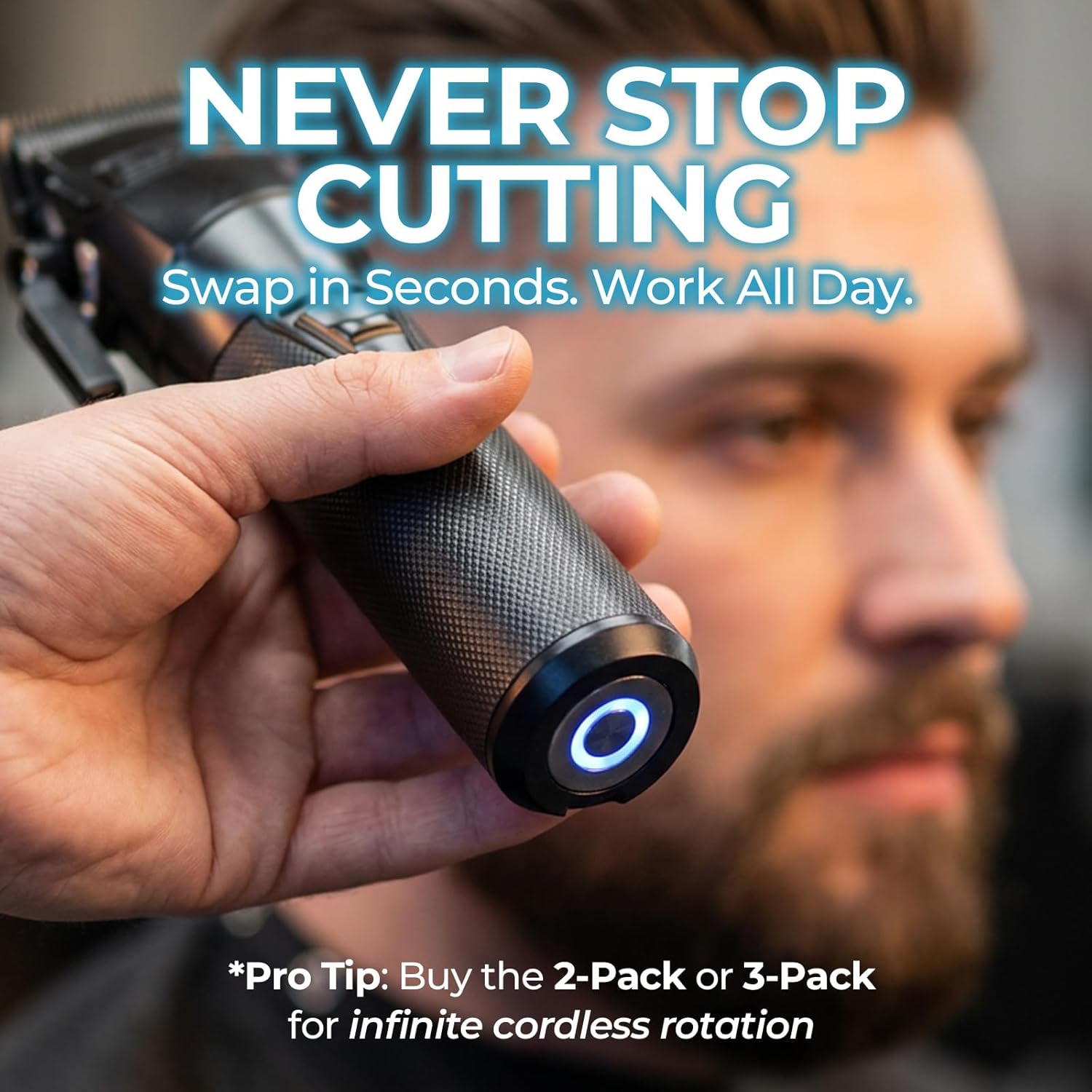 FXBB24 Replacement Lithium-ion Battery Compatible with BaBylissPRO All FXONE Clipper/Trimmer/Shaver (1 Pack)