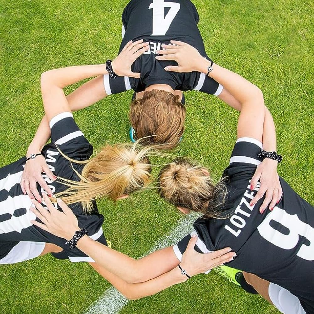 Soccer Bracelet, Soccer Jewelry, Adjustable Unisex Soccer Paracord Bracelets - Soccer Gift - Image 7