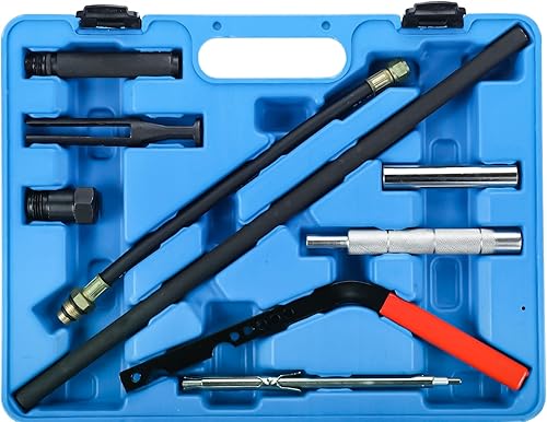 Miniatura 8 de KUNTEC Kit de servicio de culata Conjunto de herramientas de compresor de resorte de válvula Instalador de extracción de compresor OHV OHC
