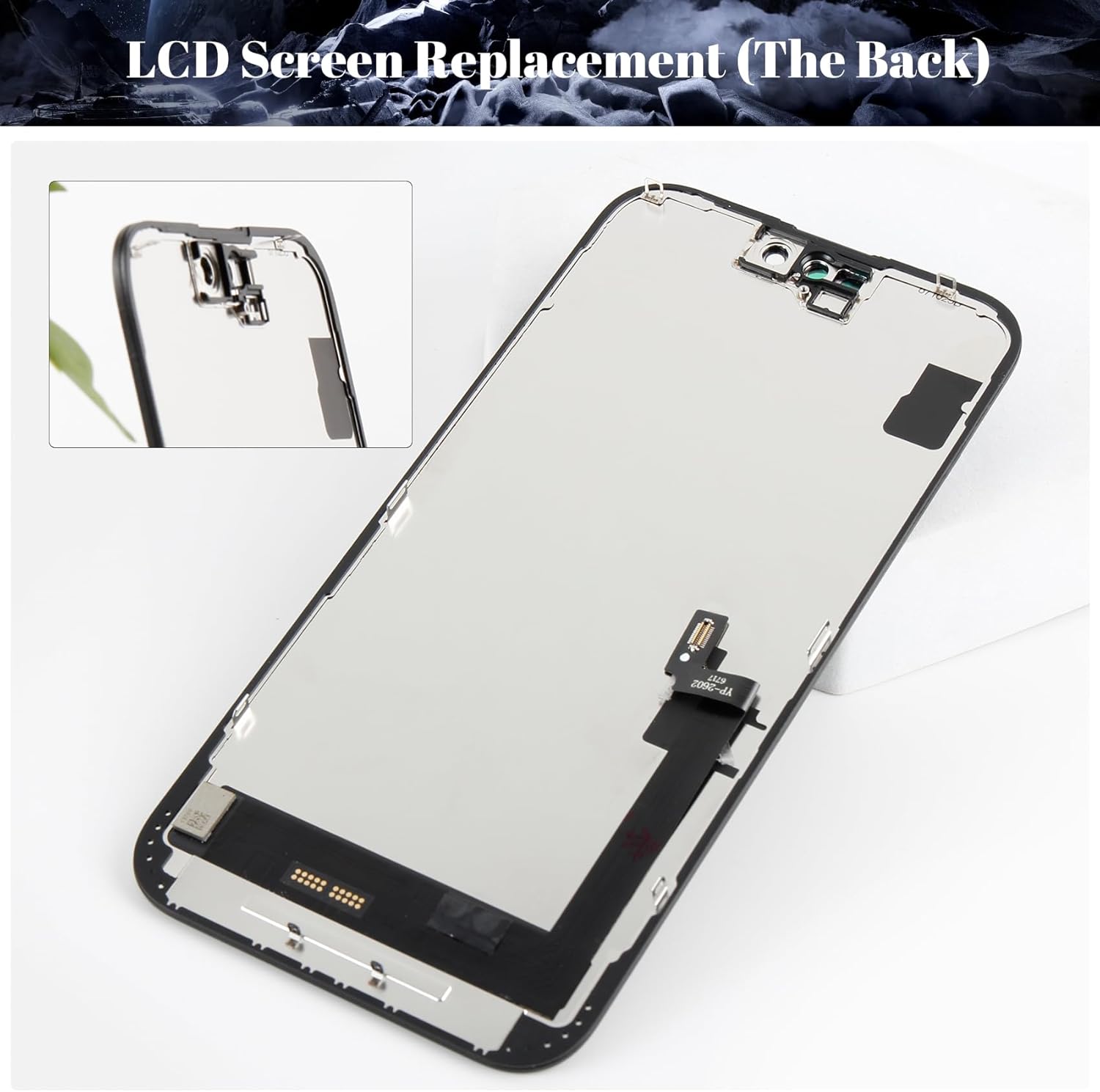 Incell for iPhone 16 Plus LCD Display for iPhone 16 Plus A3290 Screen Replacemet for iPhone 16 Plus A3082, A3289, A3291 Touch Screen Digitizer Display Assembly Repair Kits Without Frame(Black) 6.7''