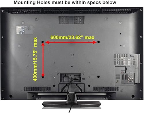 Miniatura 7 de Lcd Led Plasma Flat Tilt Tv Soporte de montaje en pared 30 32 37 42 46 47 50 52 55 60 65 70 80. Placa de pared de pieza sólida y verticales.