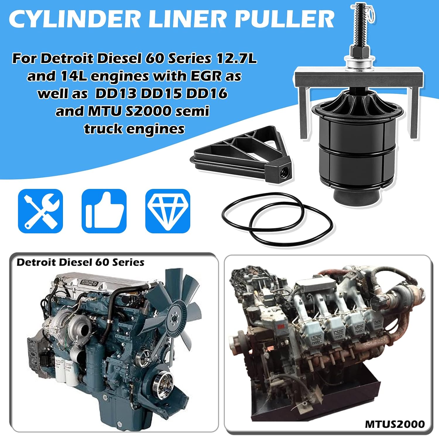 J45876 Cylinder Liner Puller for Detroit Diesel 60 Ubuy Philippines