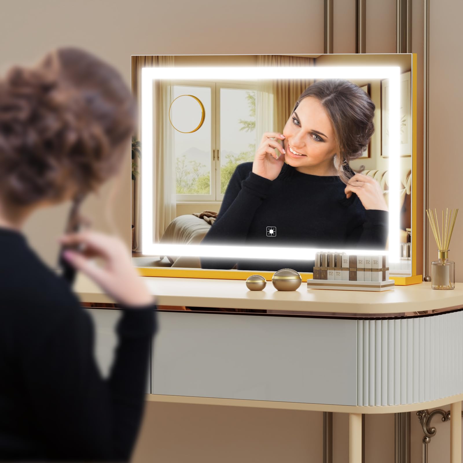 Amazon.com: Gvnkvn Makeup Vanity Mirror with Lights 20