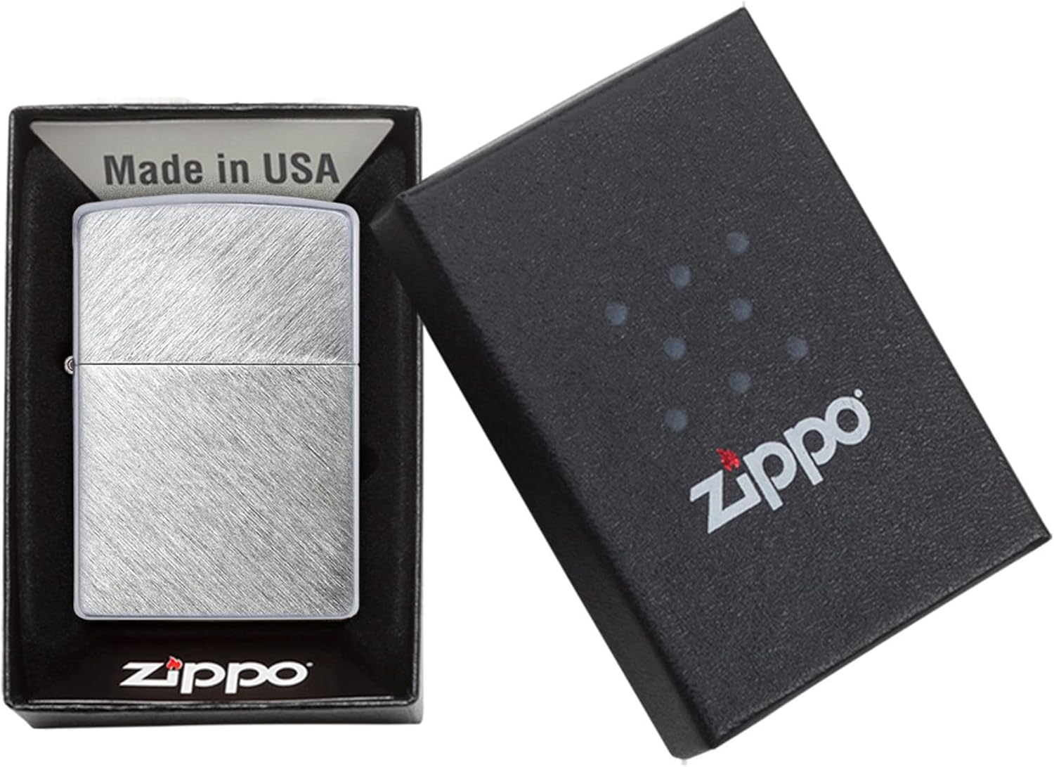 Zippo Herringbone Sweep Pocket Lighter
