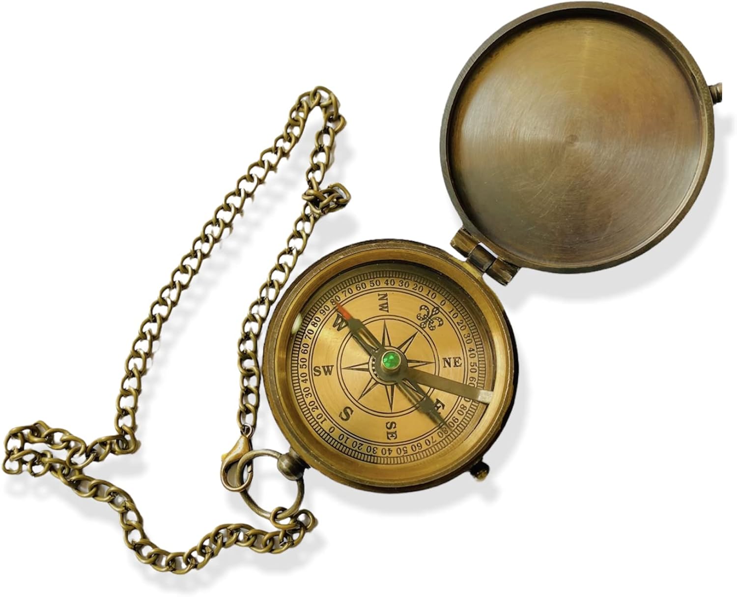 21セール Nautical Hut アンティーク真鍮ポケットコンパス フラットコンパス キャンプ用品 ボートコンパス ハイキング 旅行 ギフトキーチェーン マルチカラー 1 Cougaropen Com