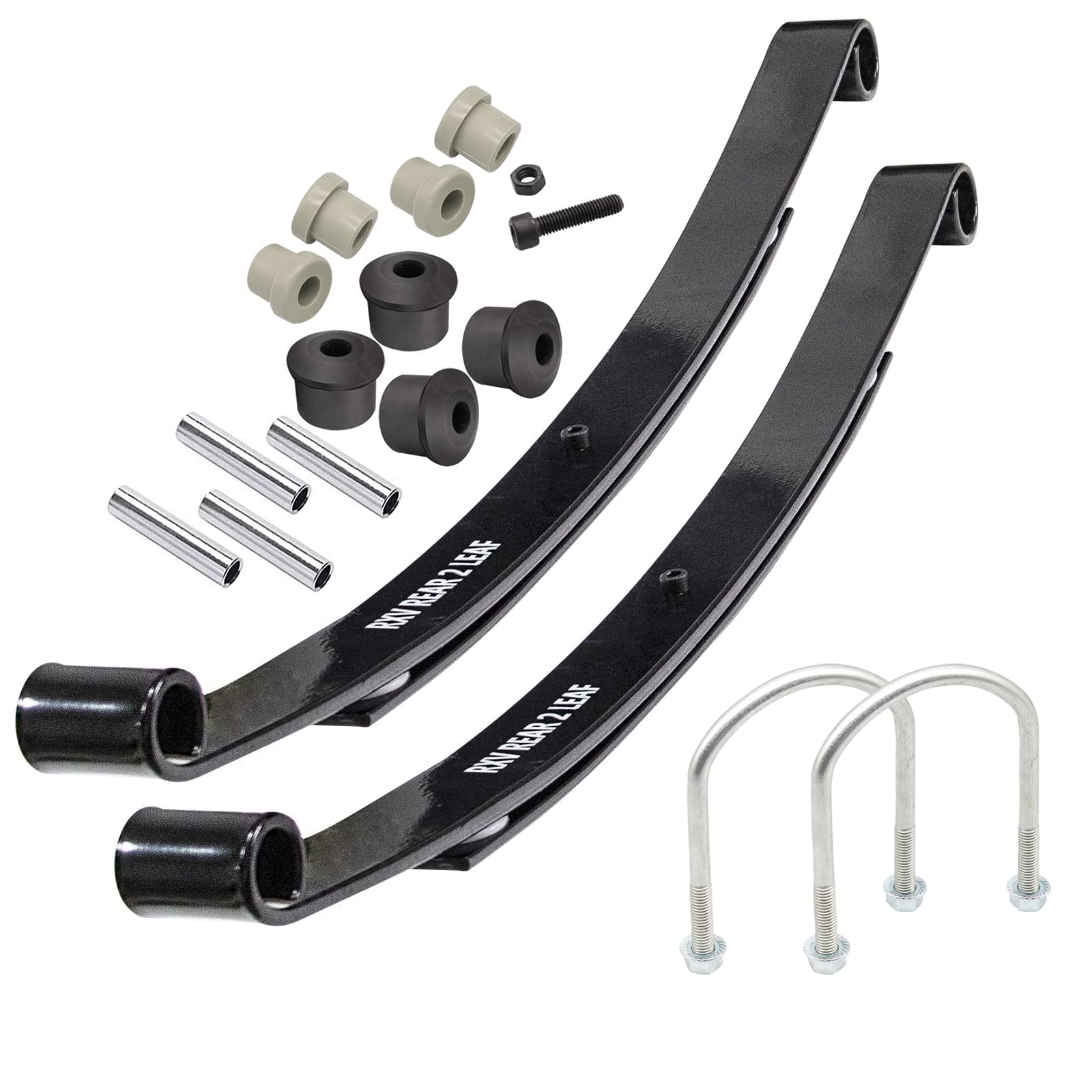 Driveup EZGO RXV 2008Up Golf Cart Standard/Heavy Duty Rear Leaf Spring Kit Heavy Duty Dual