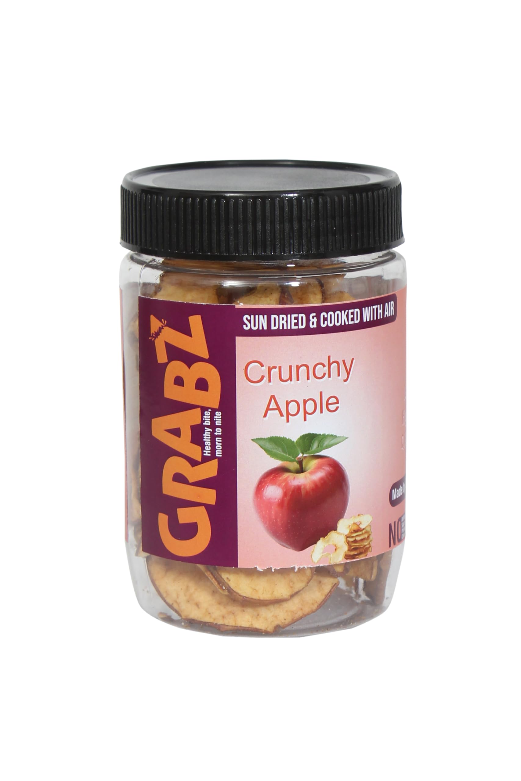 Grabz apple chips and Snacks Jars (2x 50 gm) air fried Fruit chips no trans fat healthy diet snacks no artificial additives sprinkled olive oil apple (Pack 2) (B0D354BFZY) Amazon Price History, Amazon Price Tracker