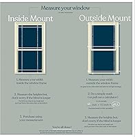 Vista 6 de MOOD Mini persianas de oscurecimiento de habitación de 1 pulgada Persianas de 35.5 pulgadas para ventanas Tratamiento de ventana de vinilo