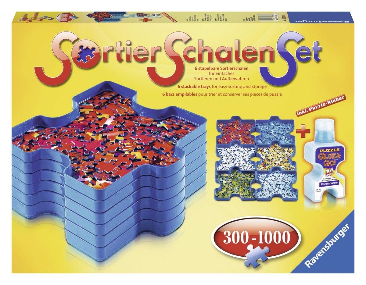 Ravensburger DN-82110 de tri de Lot de bols + Puzzle Colle