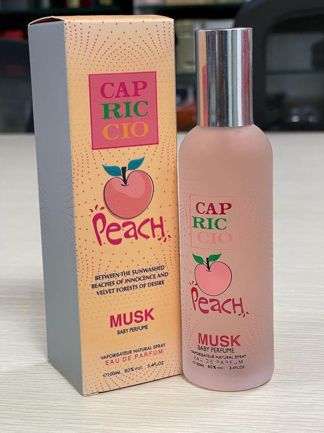 r a products CAP RIC CIO PEACH MUSK BABY PERFUME EAU DE PARFUM 100 ML ...
