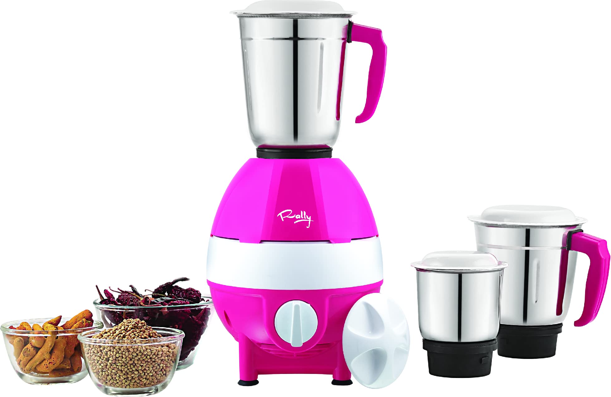 Buy Rally Ovel 650W Mixer Grinder with 3 Jars Stainless Steel