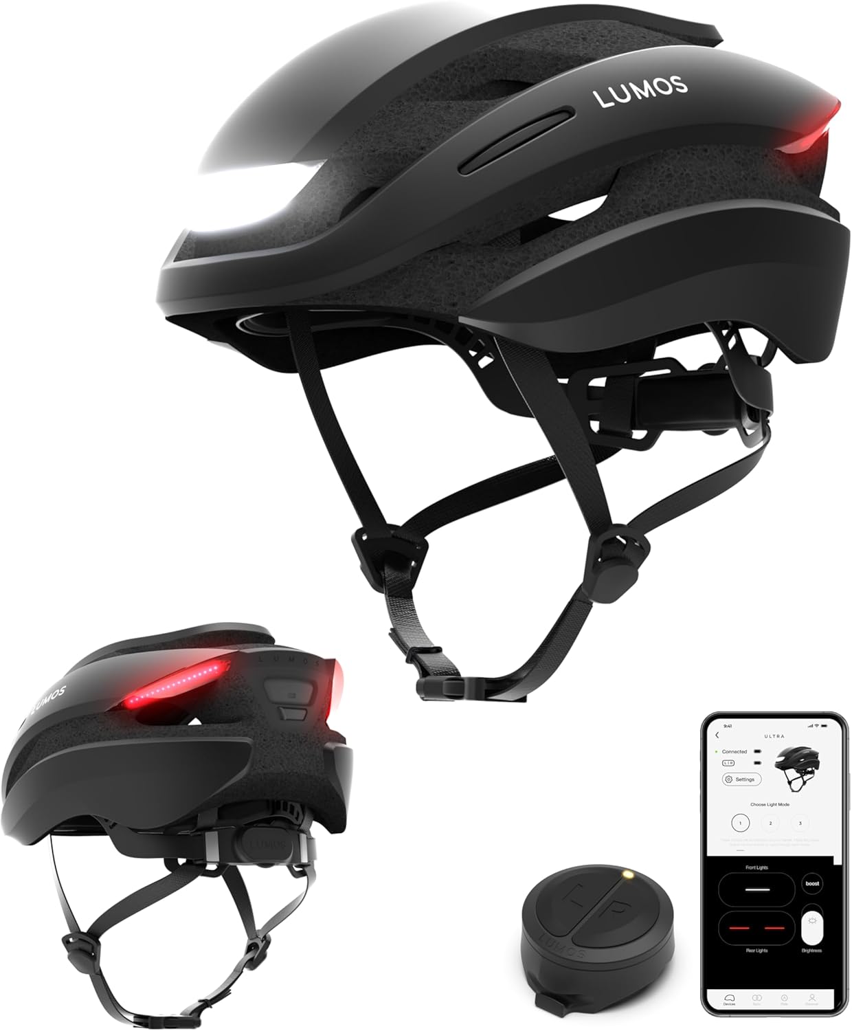 Lumos Ultra Smart Bike Helmet | Customizable Front