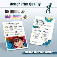 Vista 5 de GI-20 G7020 G6020 Tinta de impresora compatible con botellas de repuesto de tinta Canon GI20 para Canon GI 20 GI20 GI-20 Juego de botellas