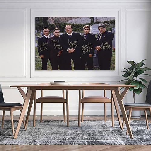 Miniatura 5 de Póster artístico fotográfico de actores sopranos con autógrafo, pinturas artísticas para pared, decoración del hogar, sala de estar, impresiones