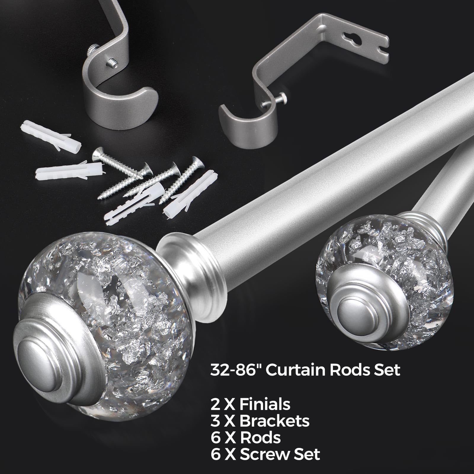 Coppia Tendicorda Per Tende Americane - Ganci In Plastica Bianca Per Binario Scorrevole