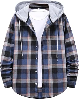 Men's Slim Fit Outdoor Jacket Lumberjack Shirt Flannel Shirt Winter Shirt Transition Jacket Regular Fit Thermal Shirt Cotton Shirt Long Sleeve Work Shirt Jacket Men's Shirt Comfortable Soft Winter