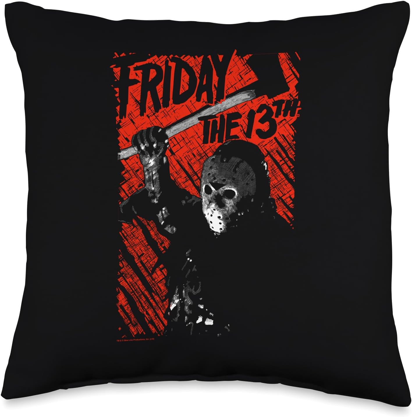 Friday the 13th Jason Lives Throw Pillow