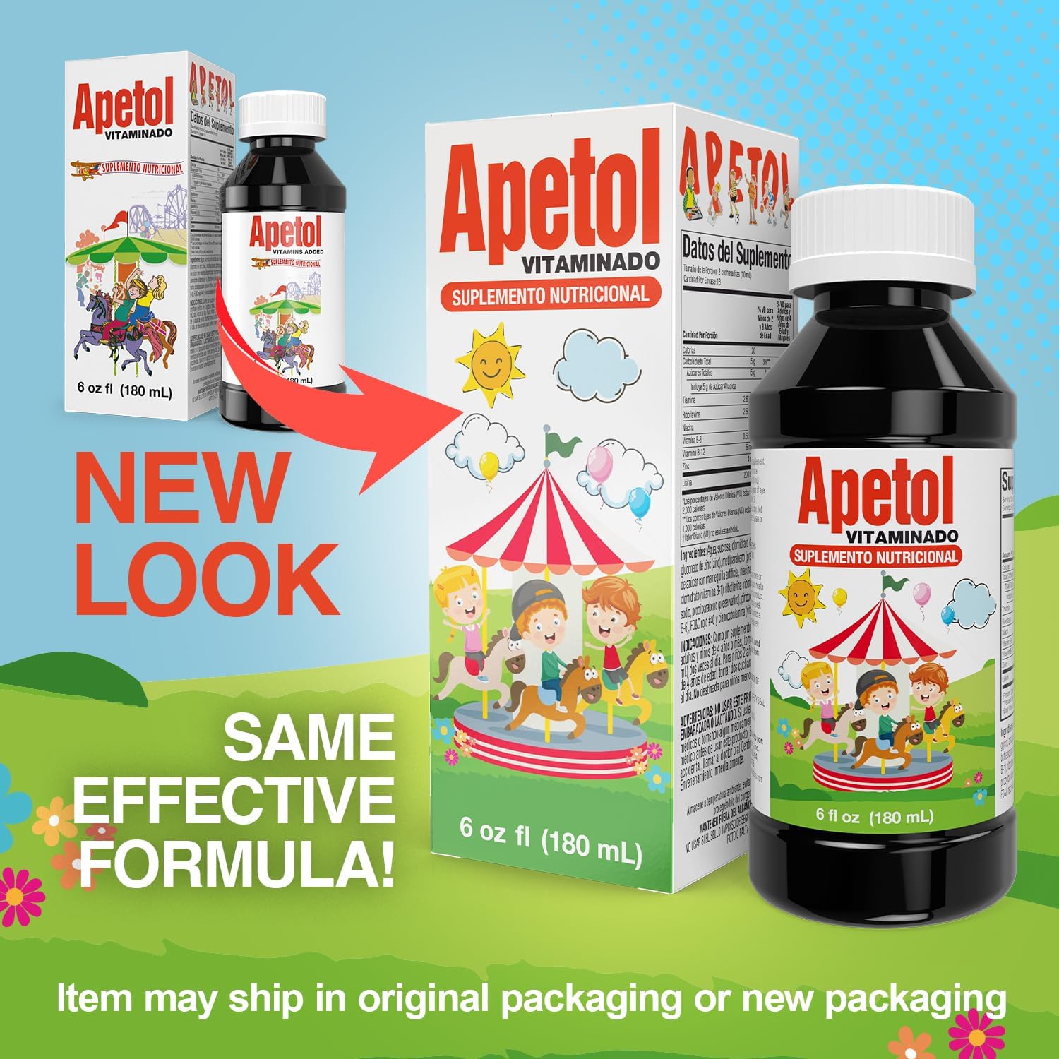 Appetite Booster & Brain Energy Liquid Vitamins - Dietary Supplements for Kids & Adults - Supports Digestive Health, Memory & Vitality - Appetite Booster for Kids & Adults - 6 Fl Oz, 2-Pack - Image 2