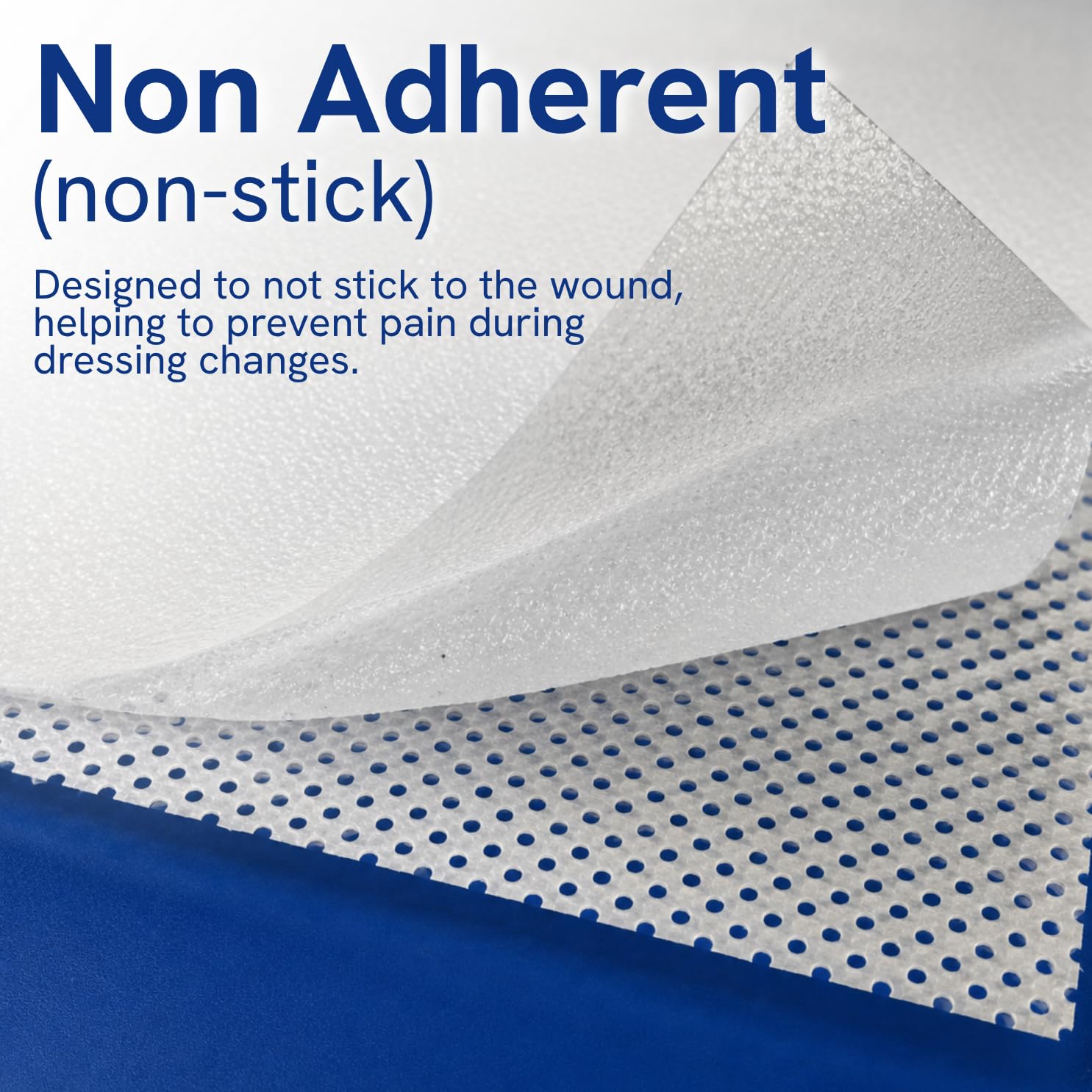 Gauze Care 3x4 Inch - Pack 100 Non-Stick Gauze Pads for Wounds, Non-Adherent, Highly Absorbent, Painless Removal, Individually Wrapped for Extra Protection — Amazon image 4
