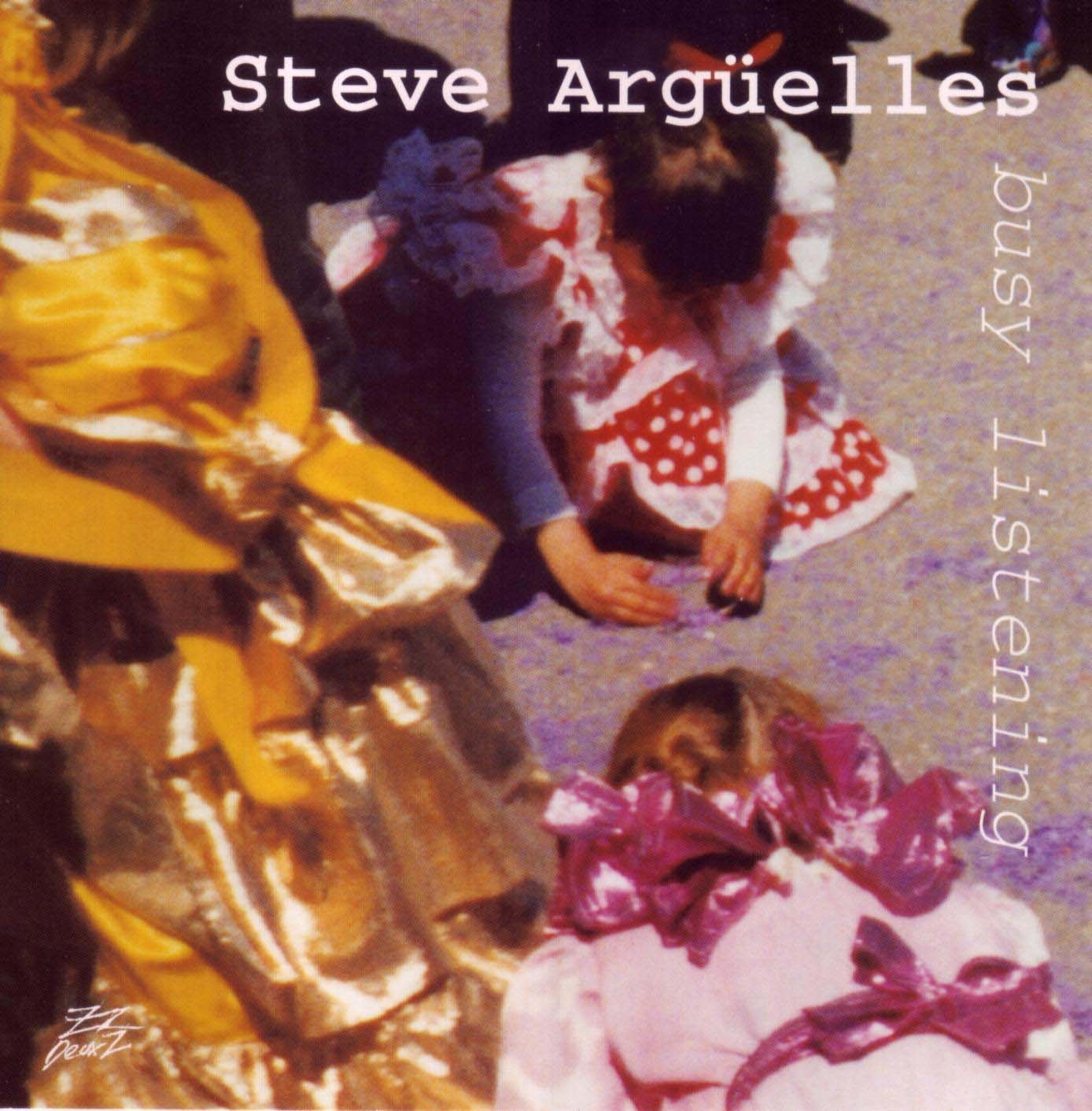 Busy Listening [Audio CD] Steve Argüelles, drums; Julian Argüelles, alto saxophone; Stuart Hall, guitar & violin; Huw Warren, accordion and Mick Hutton, double bass
