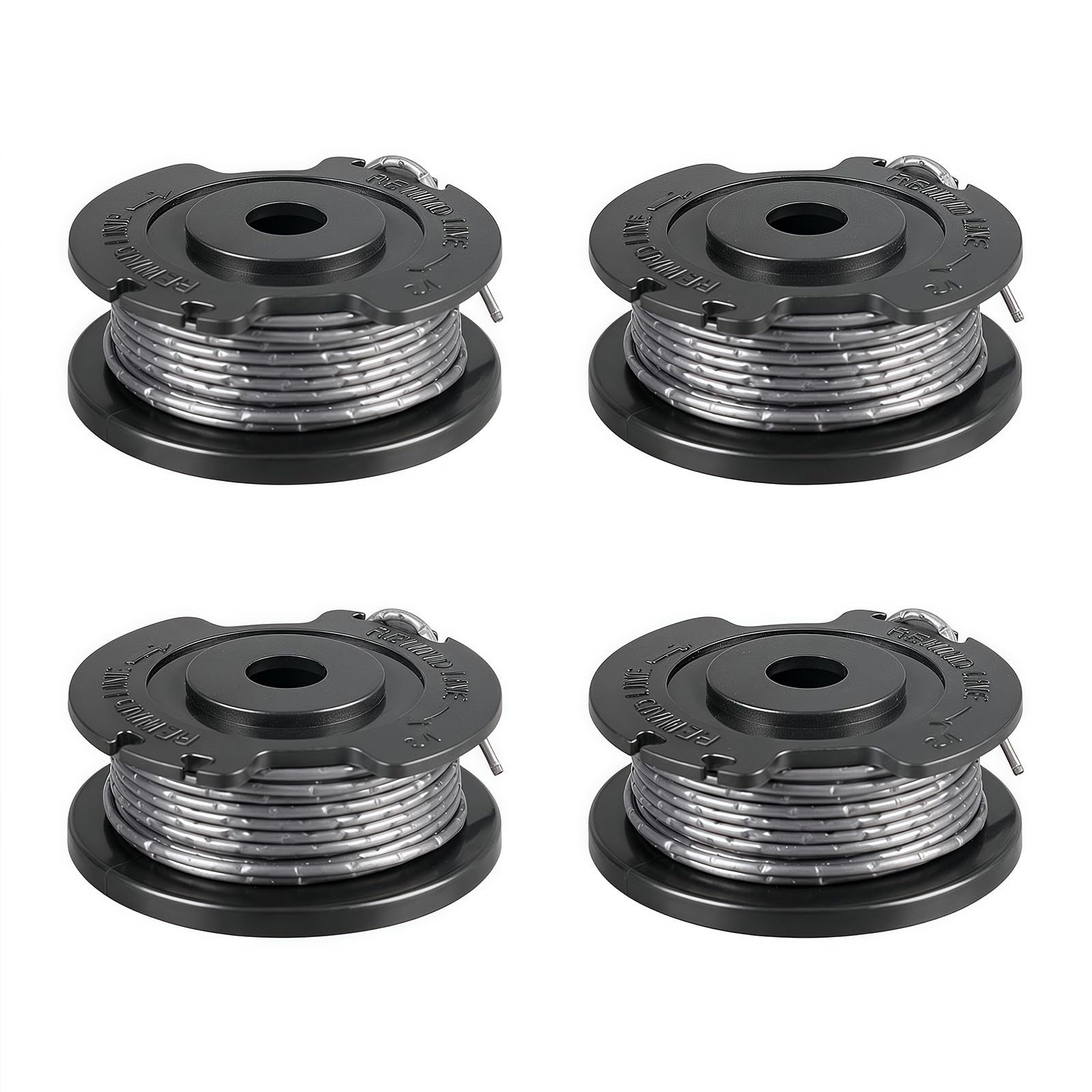 CDIYTOOL F016800569 Szpula do podkaszarki kompatybilna z Bosch ART 23 SL 26 SL, EasyGrassCut 18, 23, 26, 18-230, 18-260, 0,065"/1,65 mm, 4,9 m szpula do podkaszarki, zamiennik F016800385 (4 szt.)