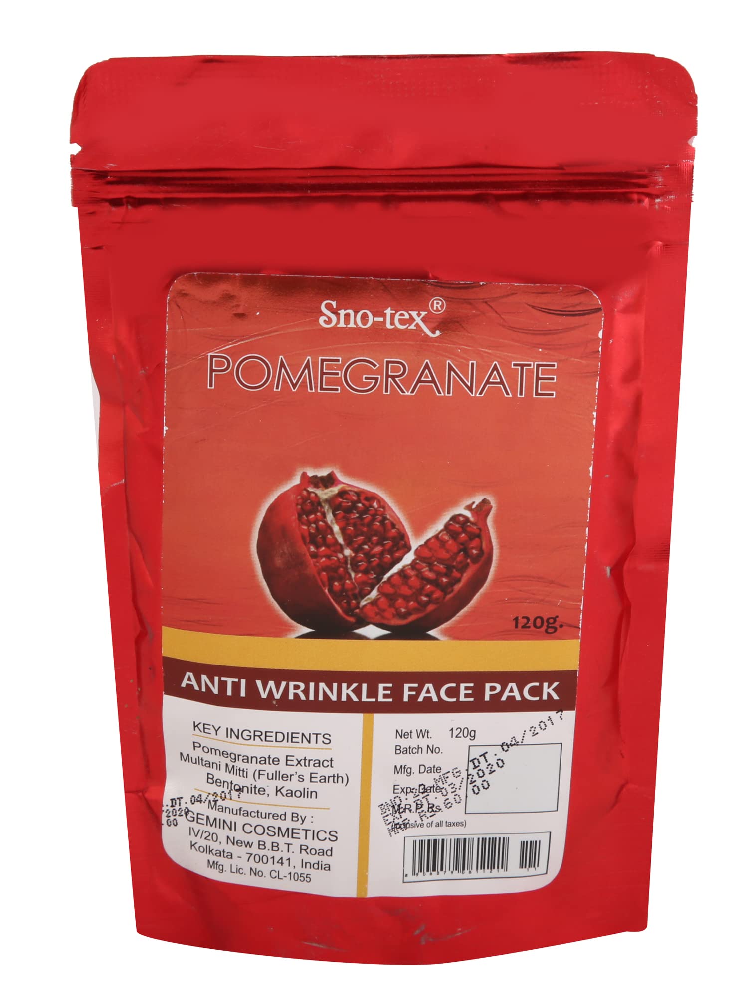 Sno-texPomegrenate Face Pack - 120G (Pack Of 2)