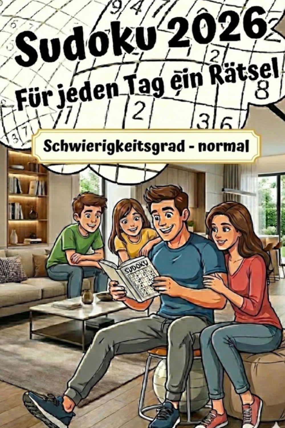 Sudoku 2026 - Für jeden Tag ein Rätsel: Schwierigkeitsgrad normal - 9 mal 9