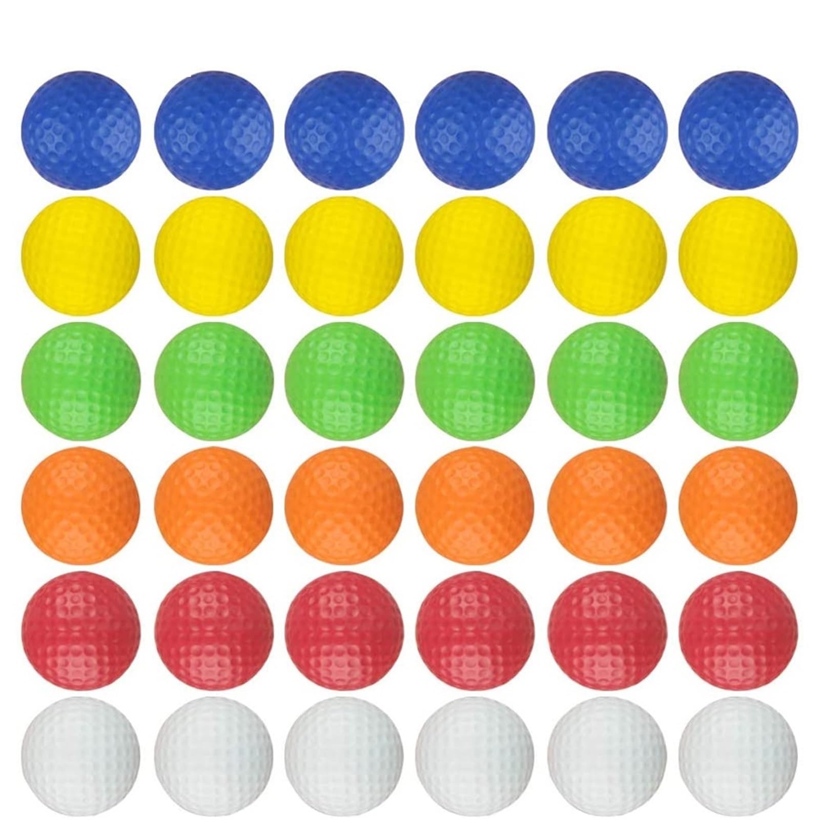 Golf-Schaumstoffball, Schaumstoff-Golfbälle, 50 Stück, Mehrfarbig, for drinnen und draußen