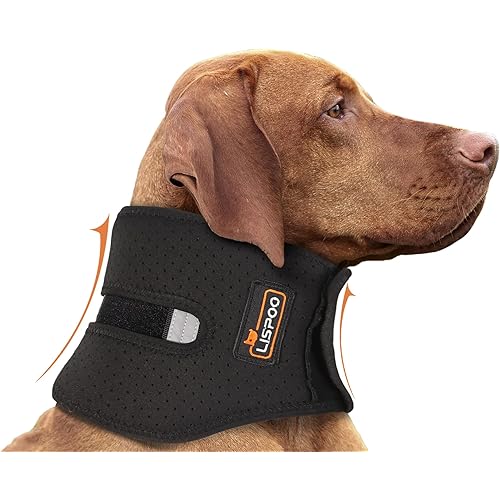 Dog Cervical Collar Neck Brace Supports Cervical Vertebral Sprains Instability, Neck Brace for Dog Limit The Range of Movement up and Down, Dog Cervical Brace Helps Recover from Cervical Sprains XXS