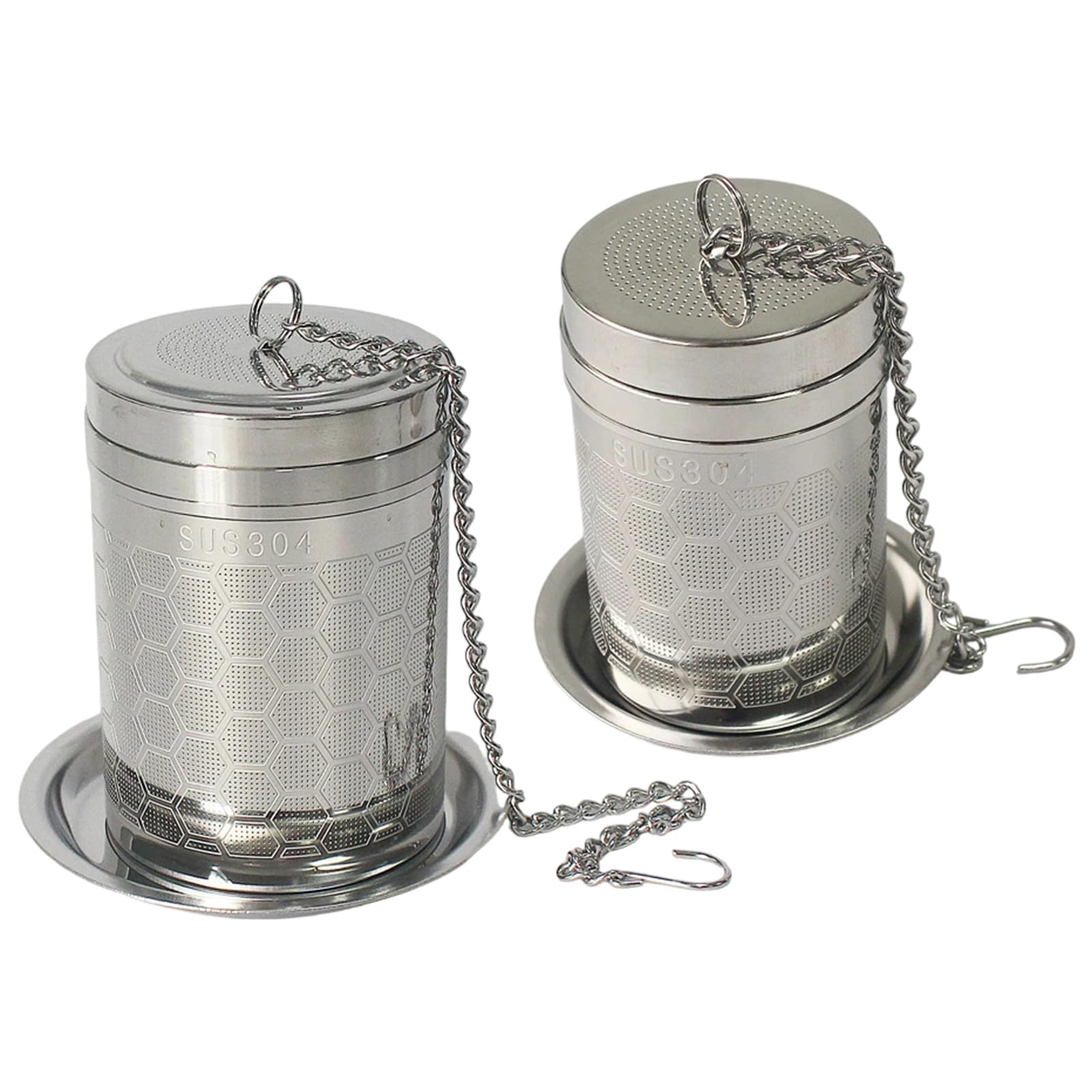 Whoasyst Modern 304 Stainless Steel Coffee and Tea Filter with Base Plate Strainer Tool for Home and Offices Use Multipurpose Beverage Filter