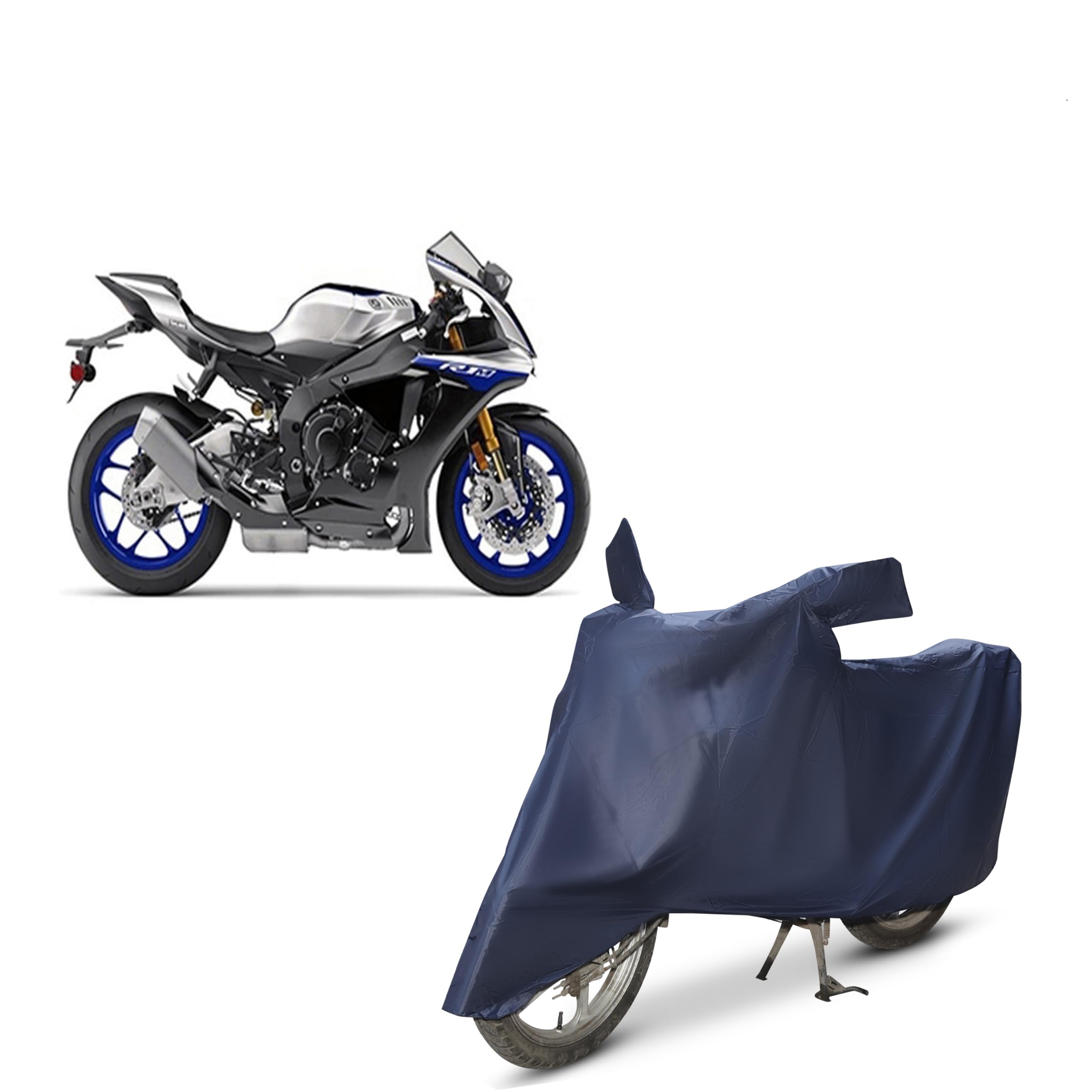 EGAL Compatible for YZF R1 M BS6 All Universal Bike Scooter Body Cover - Waterproof, Dustproof, Heat Resistant, Outdoor Protection for Motorcycles and Scooters Bullet