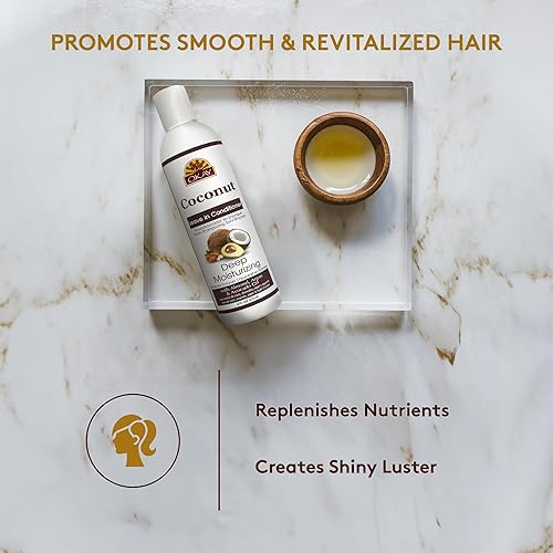 Miniatura 3 de OKAY Acondicionador que no se enjuaga., marrón, 8 onzas