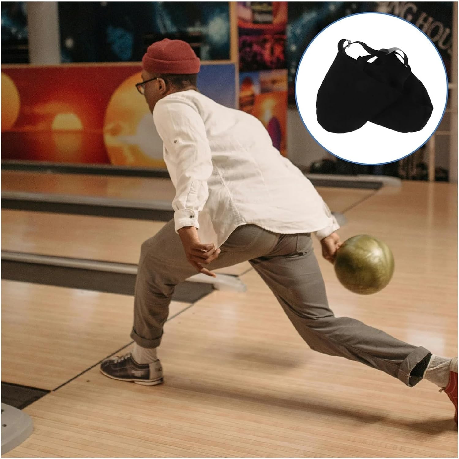 Bowling Shoe Covers 2Pair Bowling Shoe Covers Elegant Gear Accessory Improve Performance Protect Shoes Versatile Occasions Slide Powder