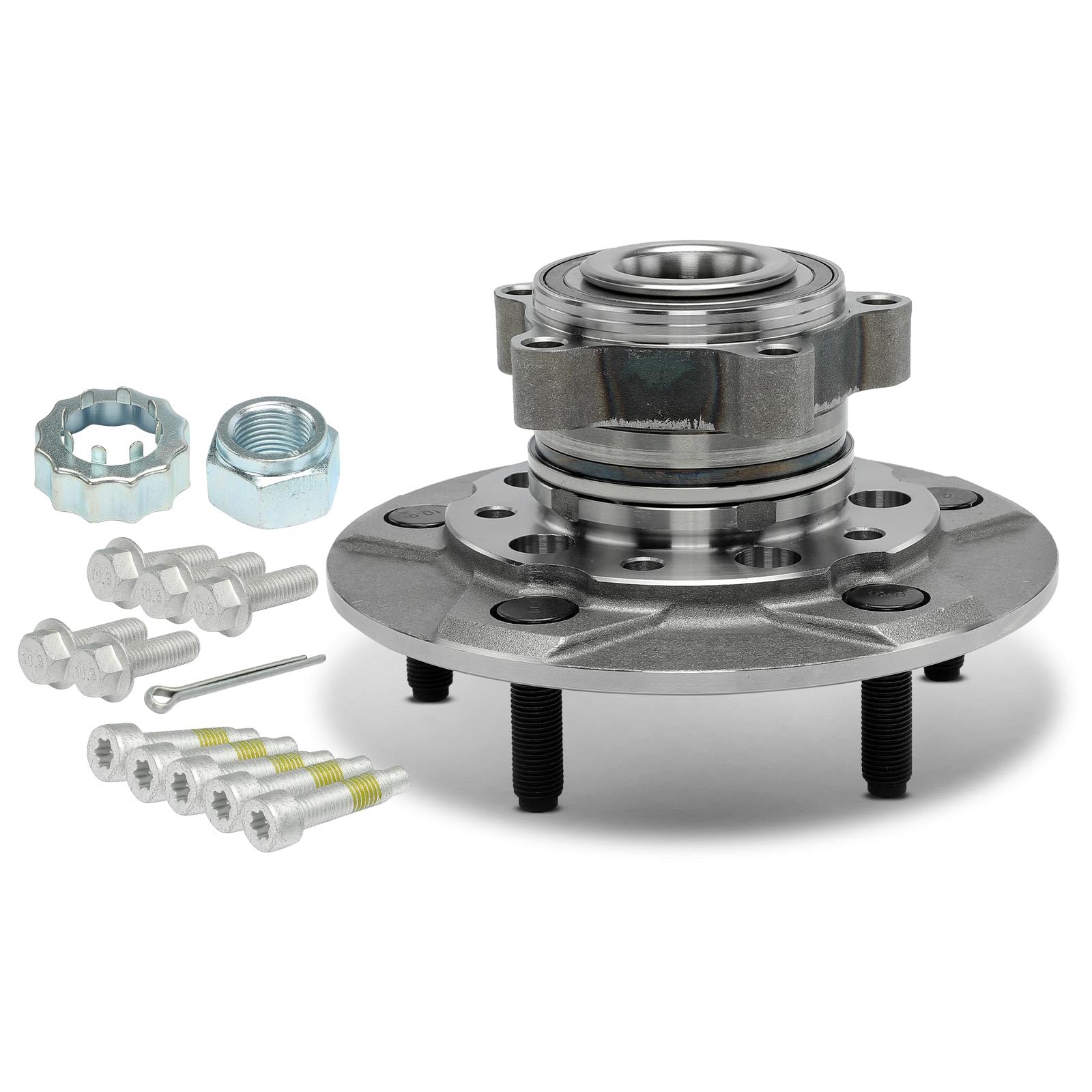 Frankberg Cuscinetto ruota Set di cuscinetti ruota Anteriore sinistra o destra Ruota flangiata diametro 208 Con Anello magnetico ABS Compatibile con Tourneo Custom Transit Replace# BK21-2C300-AC