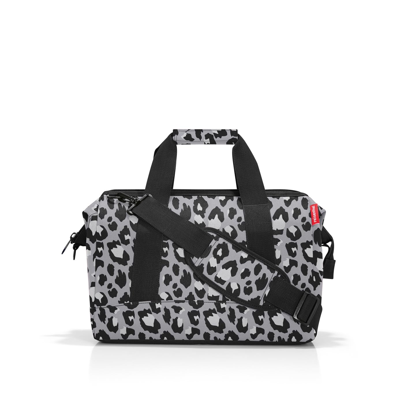 reisenthel Reisetasche allrounder M Leo Nero aus PET, schwarz, BHT 40 × 24 × 23,5 cm