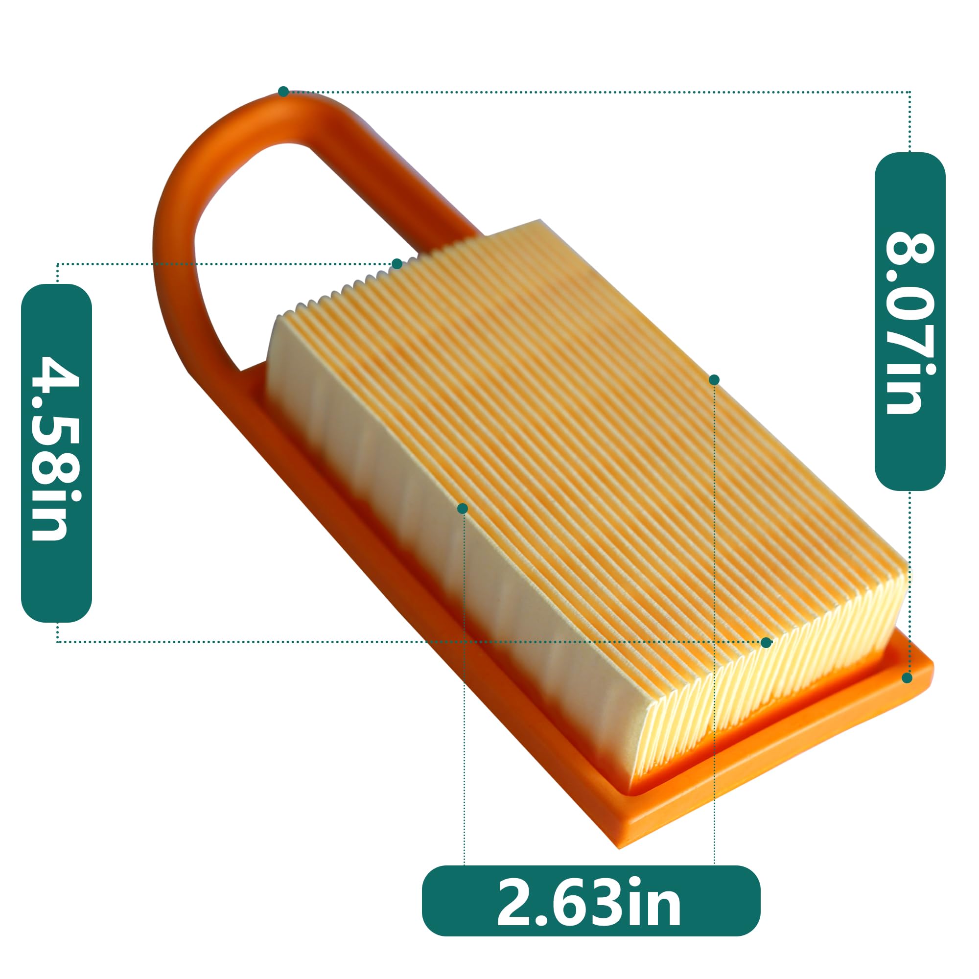 Kraftstofffilter Für Stihl BR500, BR550, BR600 – 2 Stück, Ersetzt Stihl 0000-350-3514, Mit 6 Mm Anschluss
