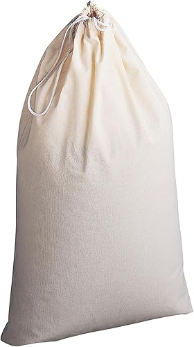 Bolsa para ropa sucia de algodón natural extra grande, de Household Essentials