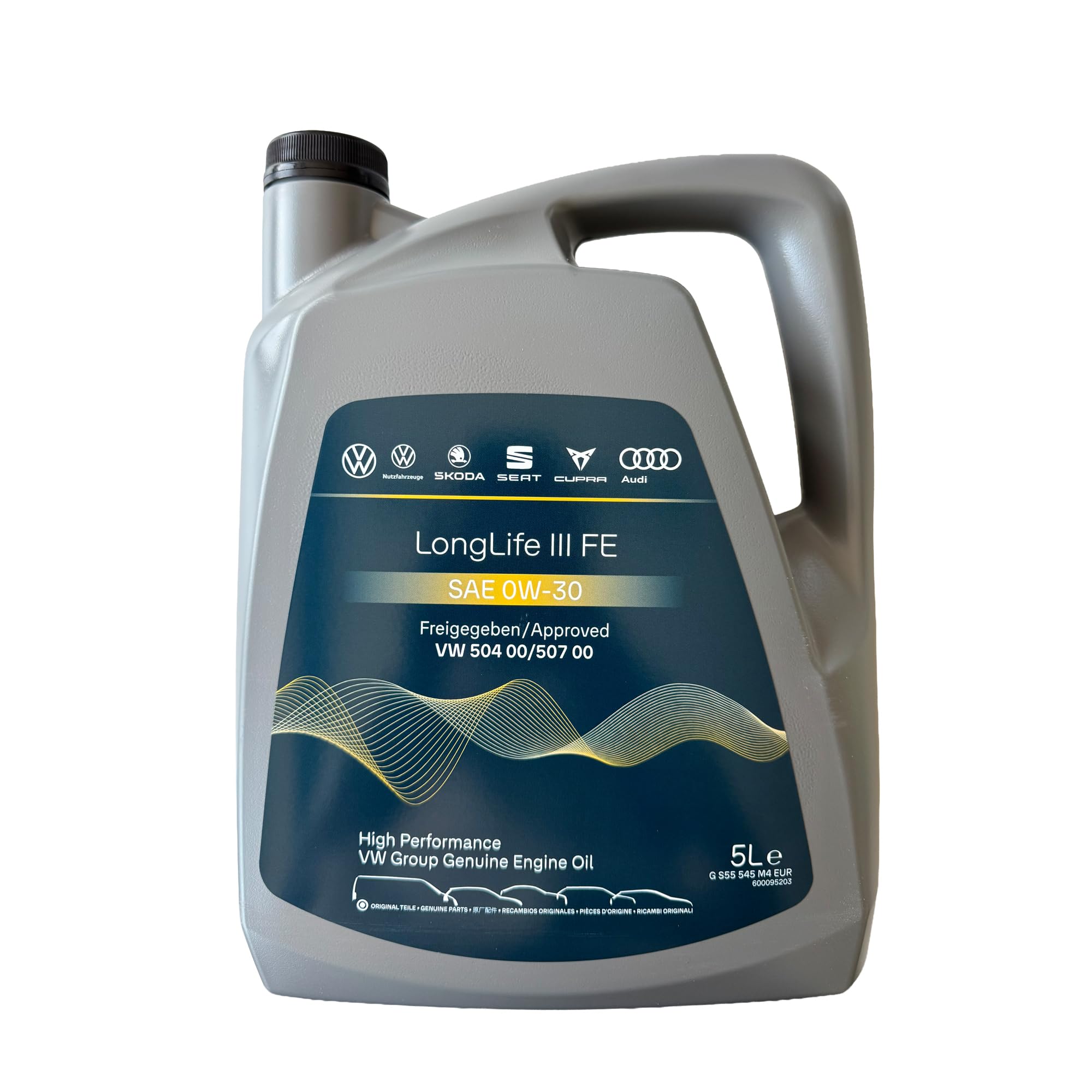 Volkswagen GS55545M4EUR Engine Oil, 5 L Longlife III, Longlife3